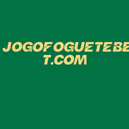 Logo da JOGOFOGUETEBET